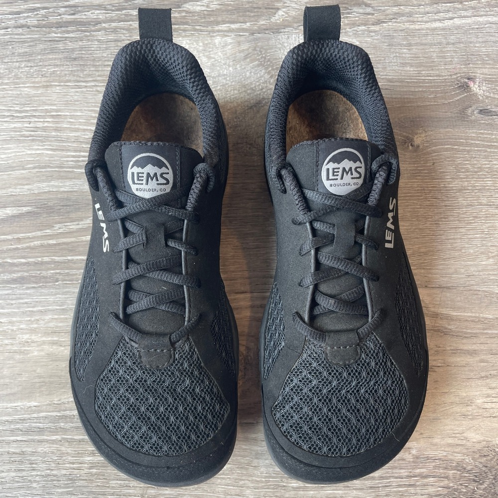 Lems Primal 3 Black Barefoot Minimalist Shoes Womens 9.5 Mens 8 LEMS103